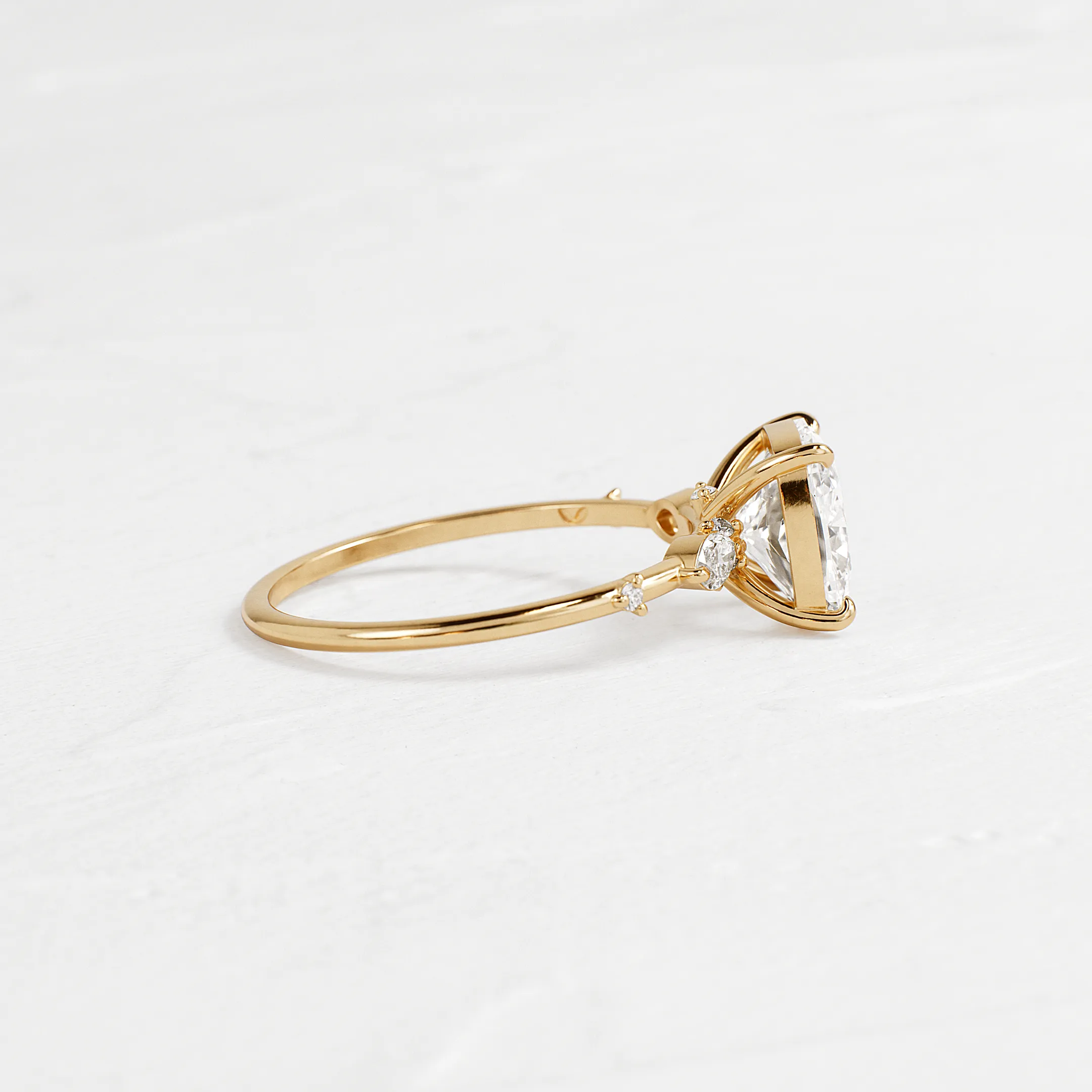 Windlass Ring, Cushion Cut