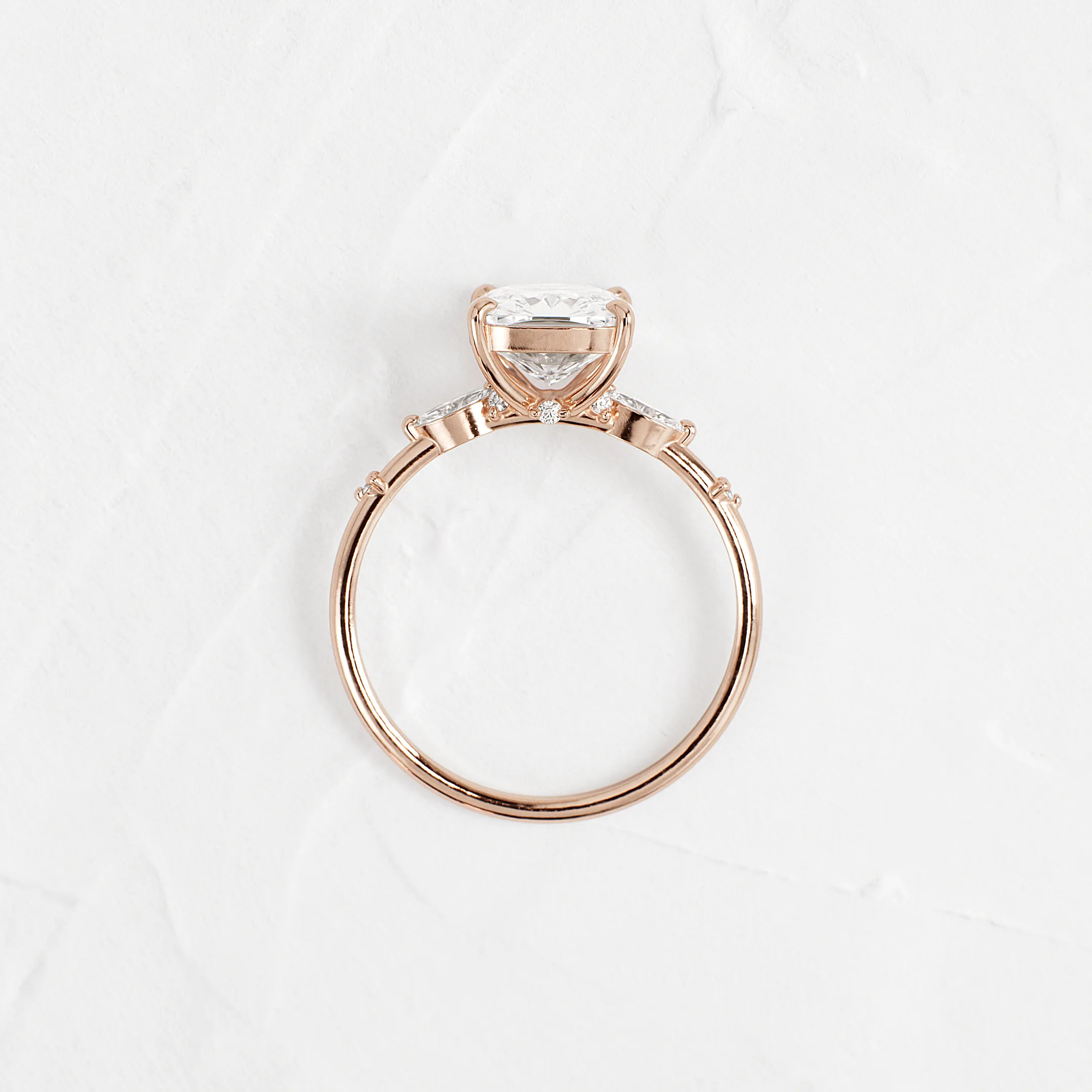 Windlass Ring, Cushion Cut