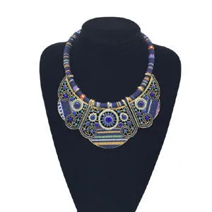 women bohemia necklace&pendants multicolor statement choker necklace za antique tribal ethnic boho jewelry mujer bijoux