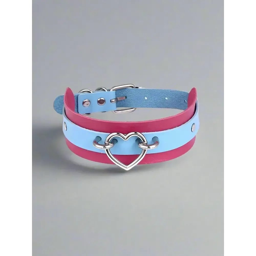 Y2K Punk Moon Choker Necklace for Party Attire