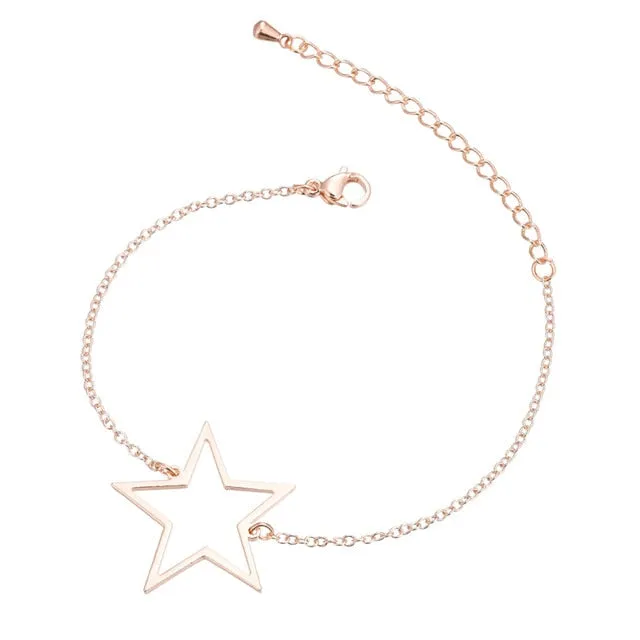 Yiustar Stainless Steel Plane Bracelet in Charm Bracelets Girls Cute Aircraft Airplane Chain Adjustable Outdoor Travel Jewelry
