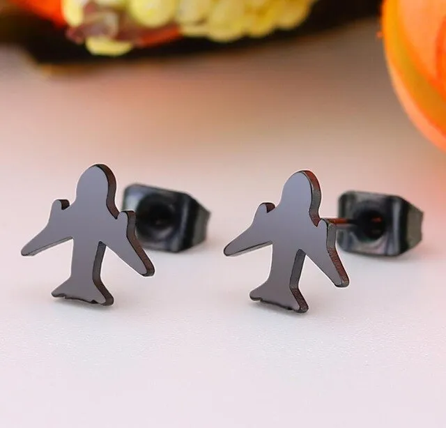 Yiustar Stainless Steel Plane Bracelet in Charm Bracelets Girls Cute Aircraft Airplane Chain Adjustable Outdoor Travel Jewelry